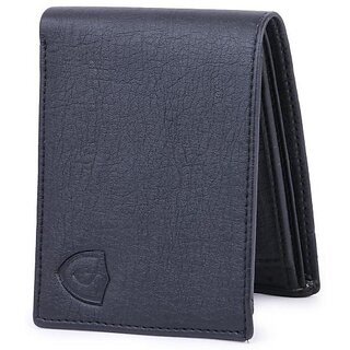 Keviv Mens Casual Black Artificial Leather Wallet - Mini  (7 Card Slots) - Handbags | Buy online on ZillyBuy