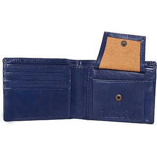Keviv Mens Casual, Formal Blue Genuine Leather Wallet - Mini  (5 Card Slots) - Handbags | Buy online on ZillyBuy