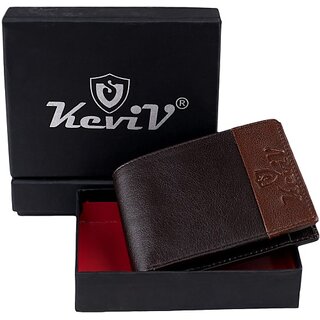 Keviv Mens Casual Brown Artificial Leather Wallet - Mini  (5 Card Slots) - Handbags | Buy online on ZillyBuy