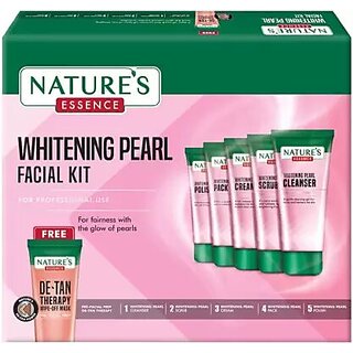 natures essence whitening pearl facial kit 500gm 100ml 
