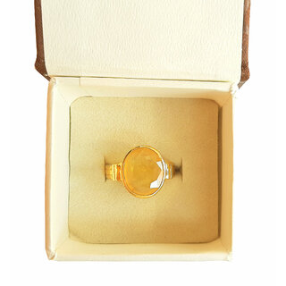 yellow sapphire ring by prateek enterprises