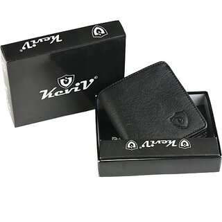 Keviv Men & Women Casual, Formal, Travel Black Artificial Leather Wallet - Mini (12 Card Slots) - Handbags | Buy online on ZillyBuy
