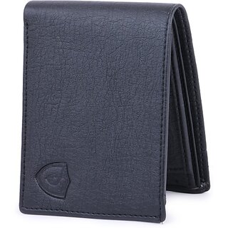 VSR Men Black Genuine Leather Wallet - Mini (5 Card Slots) - Handbags | Buy online on ZillyBuy