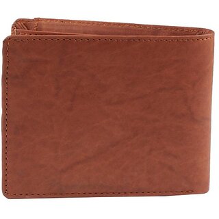 Keviv Men Casual Brown Genuine Leather Wallet - Mini (8 Card Slots) - Handbags | Buy online on ZillyBuy