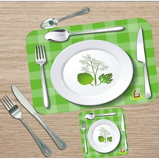 Revexo Rectangular Pack Of 6 Table Placemat (Multicolor, Pvc)