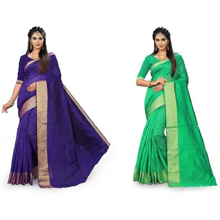 SVB Saree Multicolour Art  Silk Saree With Blouse Piece - Sarees | Buy online on ZillyBuy