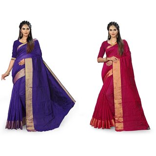 SVB Saree Multicolour Art  Silk Saree With Blouse Piece - Sarees | Buy online on ZillyBuy