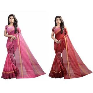 SVB Multicolour Art  Silk Saree With Blouse Piece - Sarees | Buy online on ZillyBuy