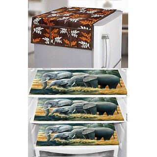 REVEXO Refrigerator Cover (Width: 20 cm, Multicolor) - Home Improvement | Buy online on ZillyBuy