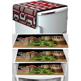 REVEXO Refrigerator Cover (Width: 20 cm, Multicolor) - Home Improvement | Buy online on ZillyBuy