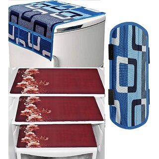 REVEXO Refrigerator Cover (Width: 98 cm, Multicolor) - Home Improvement | Buy online on ZillyBuy