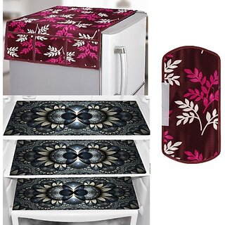 REVEXO Refrigerator Cover (Width: 98 cm, Multicolor) - Home Improvement | Buy online on ZillyBuy