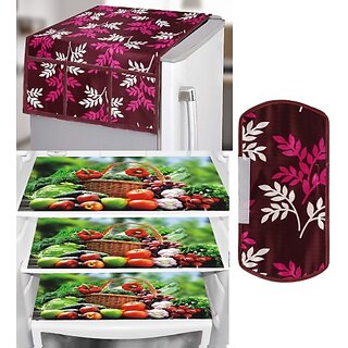 REVEXO Refrigerator Cover (Width: 98 cm, Multicolor) - Home Improvement | Buy online on ZillyBuy