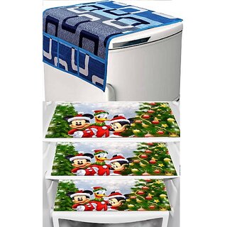 REVEXO Refrigerator Cover (Width: 20 cm, Multicolor) - Home Improvement | Buy online on ZillyBuy