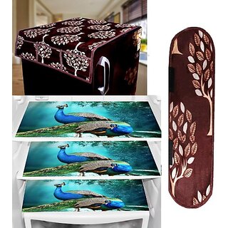 REVEXO Refrigerator Cover (Width: 98 cm, Multicolor) - Home Improvement | Buy online on ZillyBuy