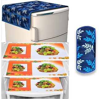 REVEXO Refrigerator Cover (Width: 98 cm, Multicolor) - Home Improvement | Buy online on ZillyBuy