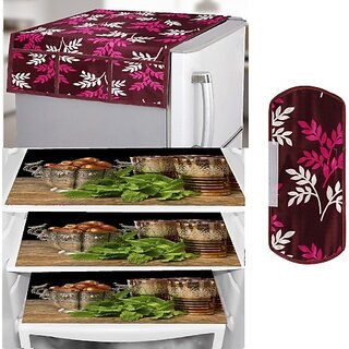 REVEXO Refrigerator Cover (Width: 98 cm, Multicolor) - Home Improvement | Buy online on ZillyBuy