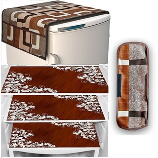 REVEXO Refrigerator Cover (Width: 98 cm, Multicolor) - Home Improvement | Buy online on ZillyBuy