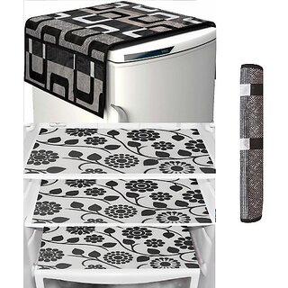 REVEXO Refrigerator Cover (Width: 98 cm, Multicolor) - Home Improvement | Buy online on ZillyBuy