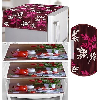 REVEXO Refrigerator Cover (Width: 98 cm, Multicolor) - Home Improvement | Buy online on ZillyBuy