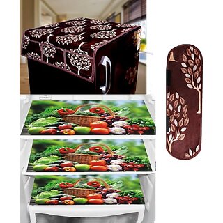 REVEXO Refrigerator Cover (Width: 98 cm, Multicolor) - Home Improvement | Buy online on ZillyBuy
