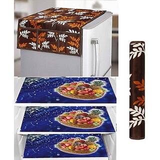 REVEXO Refrigerator Cover (Width: 98 cm, Multicolor) - Home Improvement | Buy online on ZillyBuy