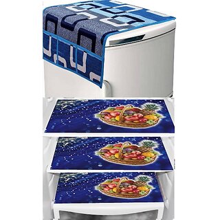 REVEXO Refrigerator Cover (Width: 20 cm, Multicolor) - Home Improvement | Buy online on ZillyBuy