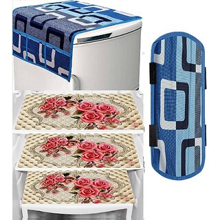 REVEXO Refrigerator Cover (Width: 98 cm, Multicolor) - Home Improvement | Buy online on ZillyBuy