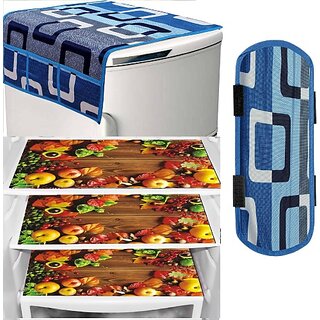 REVEXO Refrigerator Cover (Width: 98 cm, Multicolor) - Home Improvement | Buy online on ZillyBuy