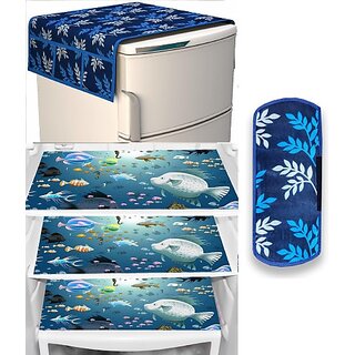 REVEXO Refrigerator Cover (Width: 98 cm, Multicolor) - Home Improvement | Buy online on ZillyBuy