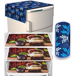 REVEXO Refrigerator Cover (Width: 98 cm, Multicolor) - Home Improvement | Buy online on ZillyBuy