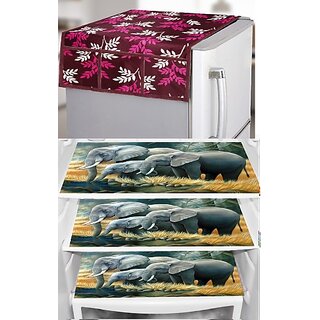 REVEXO Refrigerator Cover (Width: 20 cm, Multicolor) - Home Improvement | Buy online on ZillyBuy