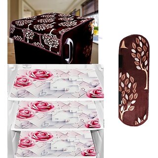 REVEXO Refrigerator Cover (Width: 98 cm, Multicolor) - Home Improvement | Buy online on ZillyBuy