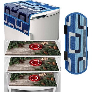 REVEXO Refrigerator Cover (Width: 98 cm, Multicolor) - Home Improvement | Buy online on ZillyBuy