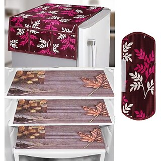 REVEXO Refrigerator Cover (Width: 98 cm, Multicolor) - Home Improvement | Buy online on ZillyBuy