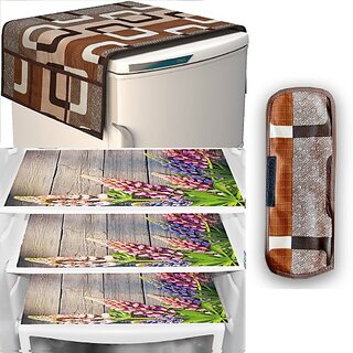 REVEXO Refrigerator Cover (Width: 98 cm, Multicolor) - Home Improvement | Buy online on ZillyBuy