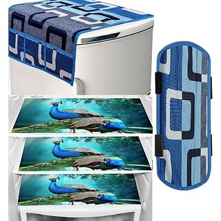 REVEXO Refrigerator Cover (Width: 98 cm, Multicolor) - Home Improvement | Buy online on ZillyBuy