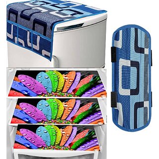 REVEXO Refrigerator Cover (Width: 98 cm, Multicolor) - Home Improvement | Buy online on ZillyBuy