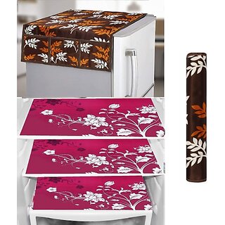 REVEXO Refrigerator Cover (Width: 98 cm, Multicolor) - Home Improvement | Buy online on ZillyBuy