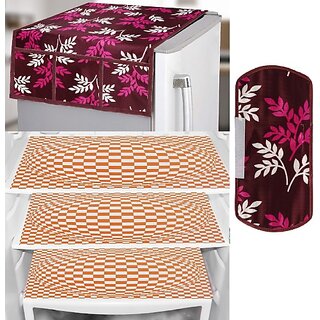 REVEXO Refrigerator Cover (Width: 98 cm, Multicolor) - Home Improvement | Buy online on ZillyBuy