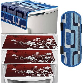 REVEXO Refrigerator Cover (Width: 98 cm, Multicolor) - Home Improvement | Buy online on ZillyBuy