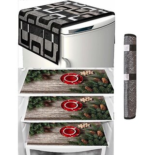 REVEXO Refrigerator Cover (Width: 98 cm, Multicolor) - Home Improvement | Buy online on ZillyBuy