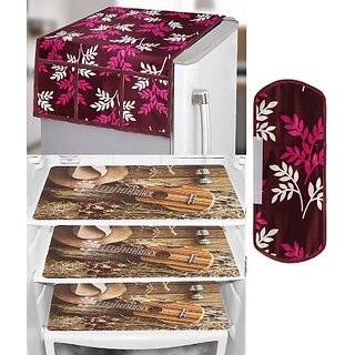 REVEXO Refrigerator Cover (Width: 98 cm, Multicolor) - Home Improvement | Buy online on ZillyBuy