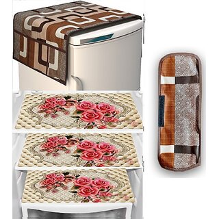 REVEXO Refrigerator Cover (Width: 98 cm, Multicolor) - Home Improvement | Buy online on ZillyBuy