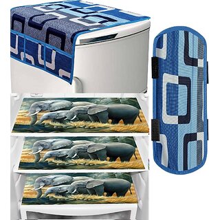 REVEXO Refrigerator Cover (Width: 98 cm, Multicolor) - Home Improvement | Buy online on ZillyBuy