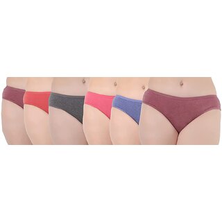 New Kids LOVING CARE Pack of 6 panty Women Bikini Multicolor Panty(BRZ0024) 2026 at ShopCircuit 