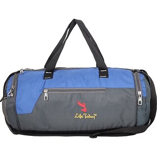 life today 40 l hand duffel bag gym bags for men and women shoulder bags for outdoor yoga and training black regular capacity