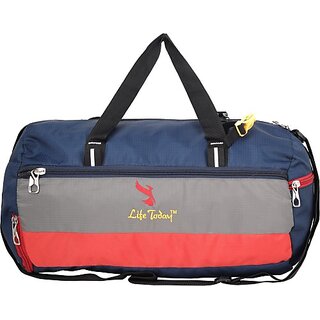 life today 40 l hand duffel bag gym bag for men and women boys and girls sports duffel bags blue regular capacity