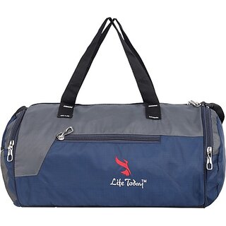life today 40 l hand duffel bag gym bags for men and women shoulder bags for outdoor yoga and training grey regular capacity