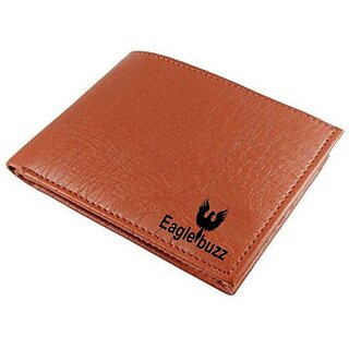 EAGLEBUZZ Men Casual Brown Artificial Leather Wallet - Regular Size (11 Card Slots) - Handbags | Buy online on ZillyBuy